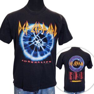 True Vintage 1992 Def Leppard XL 7-Day Weekend Tour Shirt *Shoulder Fade*